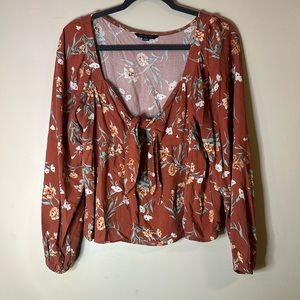 Fall blouse (flowy) - American Eagle - medium